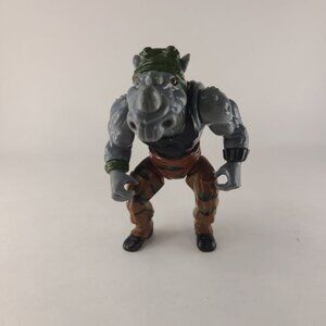 Vintage 1988 TMNT Ninja Turtles Rocksteady Action Figure 5" Playmates